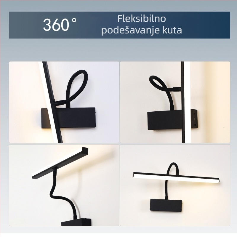 Warminson 1699 — LED ogledalna zidna svjetiljka, elektronički transformator, ≤36V, moderni minimalistički stil