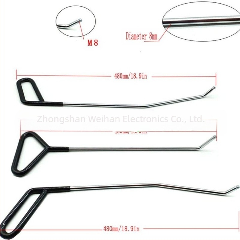 Alat za popravak udublina na automobilu – Materijal: legirana čeli i karbonska čelika; Set od 16 dijelova; Namijenjeno za automobile i motocikle