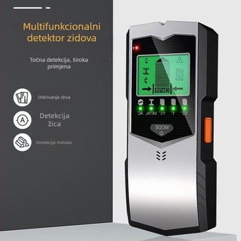 5-u-1 zidni detektor SH 401, raspon mjerenja 0–60 mm, 60 mm sonda, ručni detektor