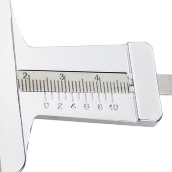Mjerac dubine profila gume s vernier kaliperom, 0–50 mm, nehrđajući čelik