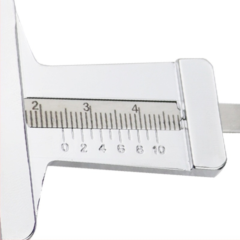 Mjerac dubine profila gume s vernier kaliperom, 0–50 mm, nehrđajući čelik