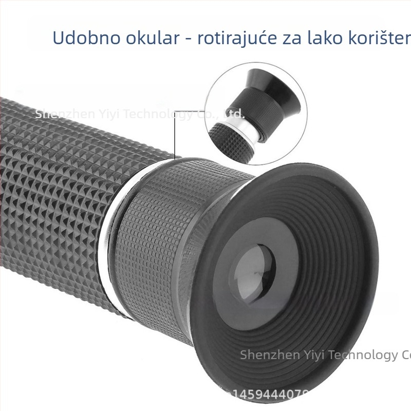 ATC 0-80% refraktometar – prijenosni ručni mjerni uređaj za koncentraciju, model THE01504B, točnost 0.2, rezolucija 1