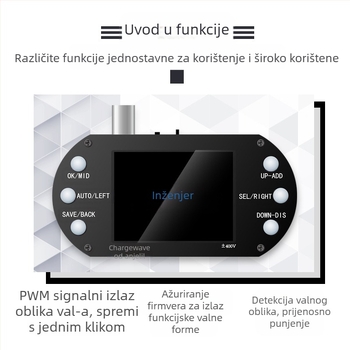 Antilel 01 digitalni osciloskop, 1 kanal, širina pojasa 1, brzina uzorkovanja 2.5