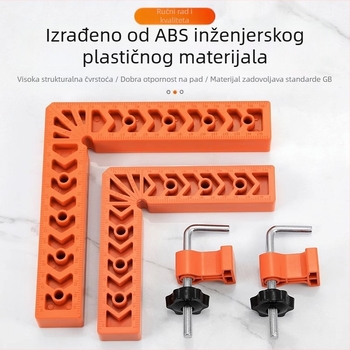 Dva-u-jedan pozicionirajući ravnalo s mjerenjem debljine, mramorno kvadratno ravnalo za stolariju