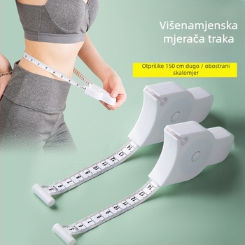 Y-oblik mjerni traka za opseg tijela | Materijal: ABS/PVC staklena vlakna | Širina trake: 1,5 | Višenamjensko mjerenje za struk, bokove, nadlakticu, nogu i trbuh