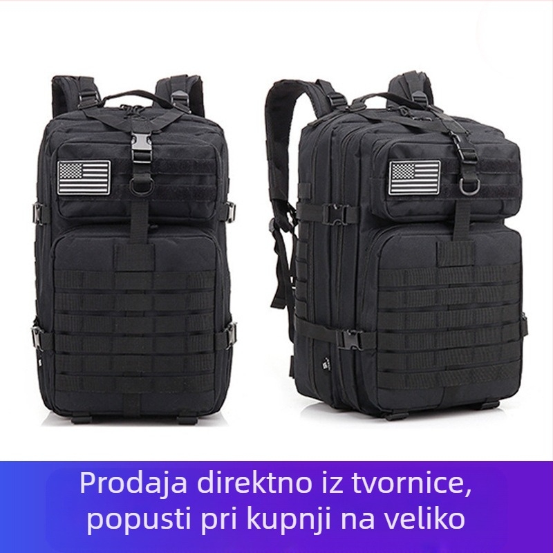 Taktički maskirni ruksak s mrežastom pretincom za planinarenje i vožnju bicikla, model Military bag, podrijetlo: Jinhua, Zhejiang; marka: Other