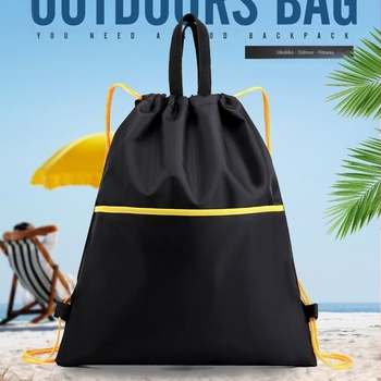 Vodootporan poliesterski šnurni ranac s džepom – skladištenje za vanjski fitness, brend Chichuan, prilagodljiv