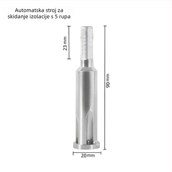 Paralelni kabelski konektor — bez skidanja izolacije, izdržljivo čelično kućište, 220V, za 5-žilnu 4 mm² žicu, brz navijač
