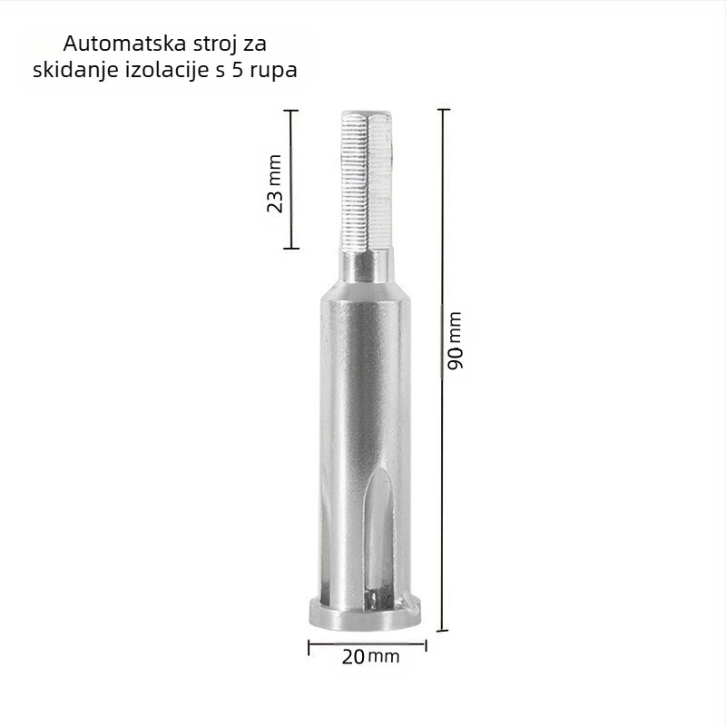 Paralelni kabelski konektor — bez skidanja izolacije, izdržljivo čelično kućište, 220V, za 5-žilnu 4 mm² žicu, brz navijač
