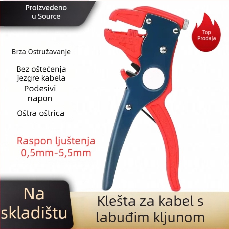 Višenamjenski kliješt za deizolaciju žice – zob orla, težina 0,21