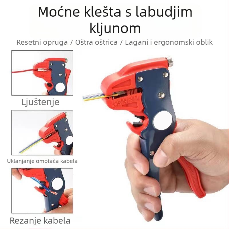 Višenamjenski kliješt za deizolaciju žice – zob orla, težina 0,21