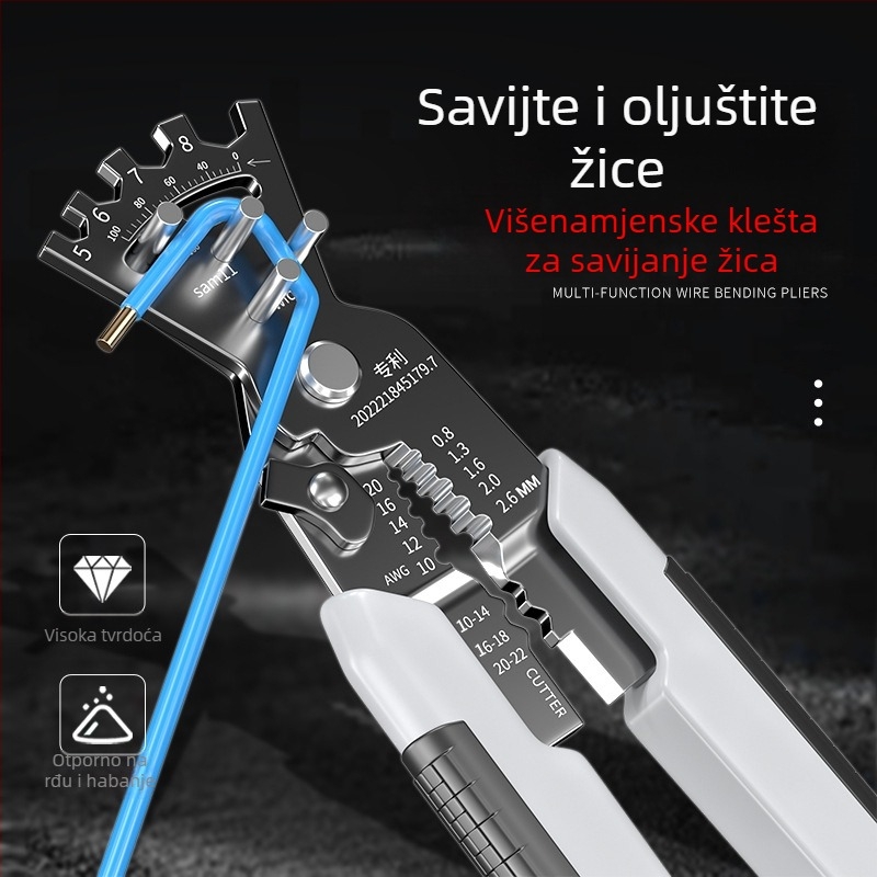 Klešta za skidanje izolacije žica, električni alat, višenamjenske klešta, Otis izdržljive