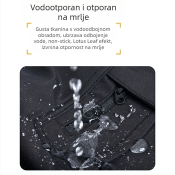 VOLERO motociklističke hlače za biciklizam s zaštitom: vodootporne, otporne na vjetar, prozračne, visoki pojas, silikon zaštita