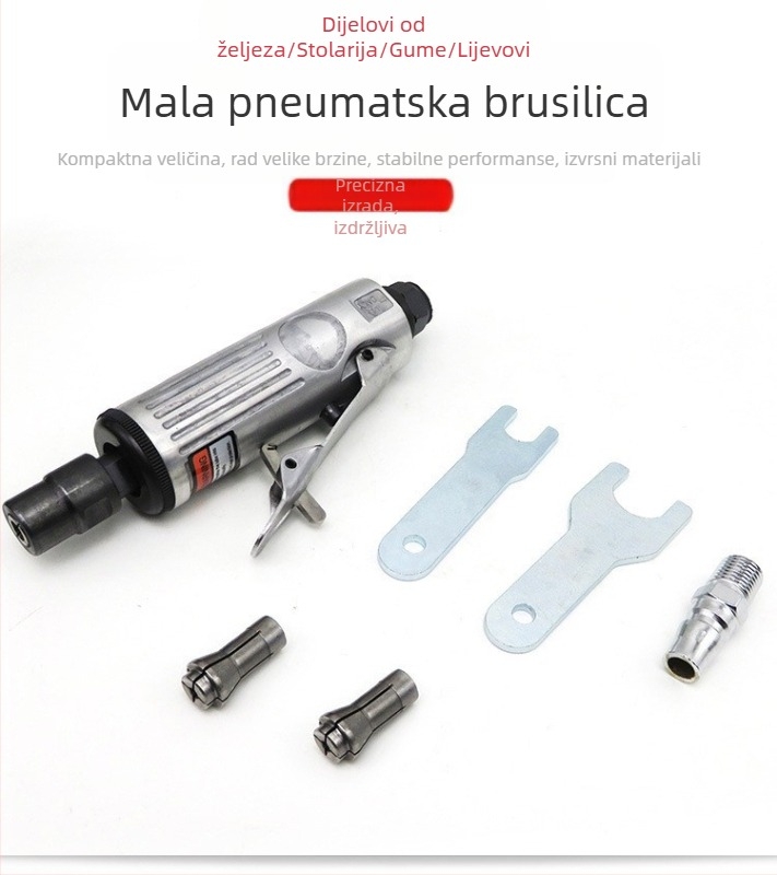 Pneumatska brusilica za popravak guma i poliranje – mali zračni alat