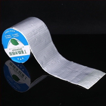 Butilna traka od aluminijske folije, vodootporna, za popravke curenja, samoljepljiva za obojene čelične krovne ploče