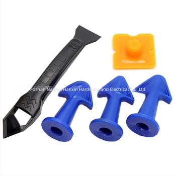 Set alata za ljepotu za šivanje, pet dijelova, plastični, s višestrukim kutom škrabice, oštrim mlaznicama i spatulom za ljepilo