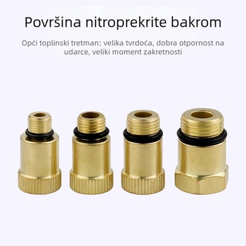Set za mjerenje tlaka cilindra za automobil i motocikl s produžnom šipkom za kućnu upotrebu