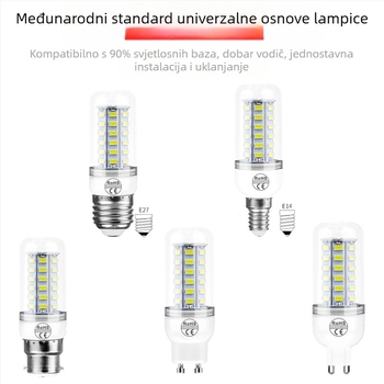 LED kukuruzna žarulja E27, 5730 LED, 360° zračenje, 3000K, 220V, visoka osvijetljenost, štednja energije