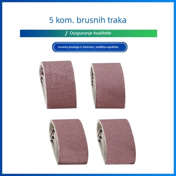 Set od 5 abrazivnih traka za brusilicu s trakama