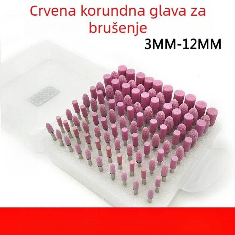 Unutarnja glava za brušenje za metal, materijal korund, kompatibilna s električnom bušilicom