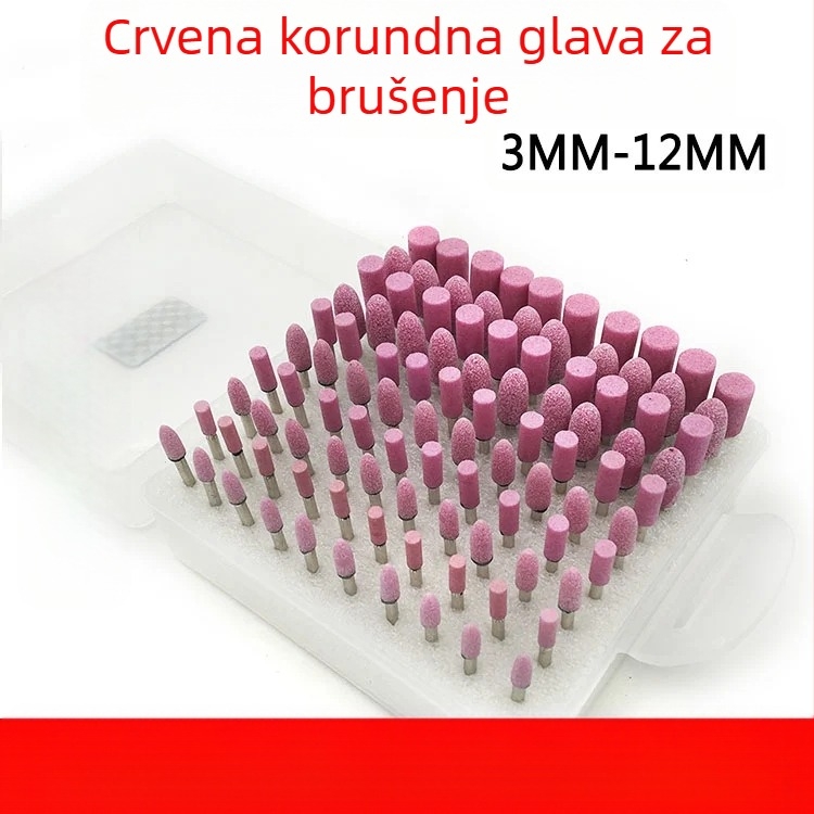 Unutarnja glava za brušenje za metal, materijal korund, kompatibilna s električnom bušilicom