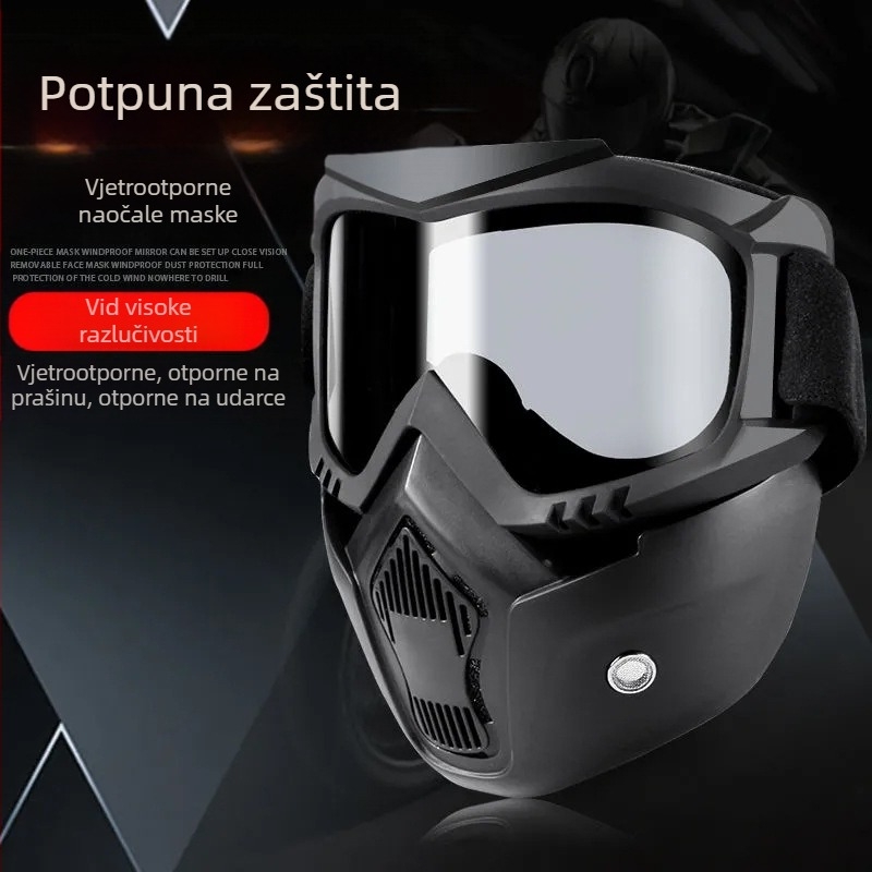 Zavarivačka maska s protivmaglom, HD, s odvojivim zaštitnim naočalama za cijelo lice