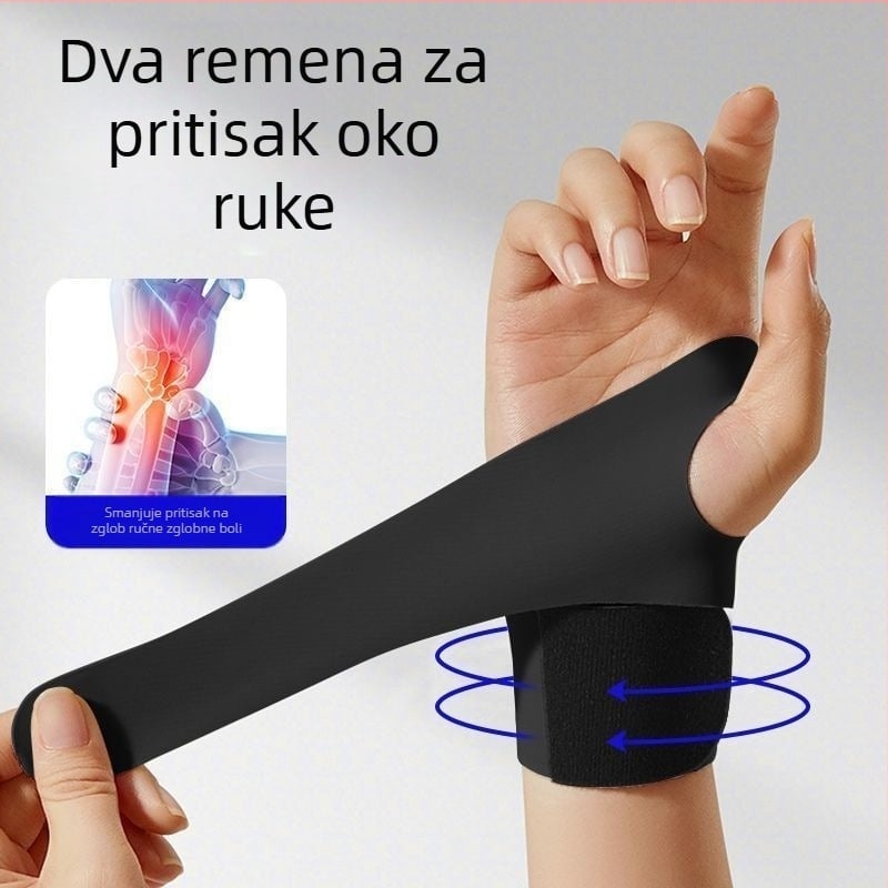 Podešavajući držač zapešća od spandexa – tanak dizajn, za badminton, univerzalna primjena (Materijal: spandex; Sport: badminton; Kategorija: držač zapešća; Primjena: univerzalna)