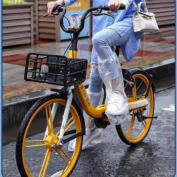 Vodootporne navlake za cipele, jednokratne, visoko krojene, elastične, od plastike (EVA/guma), za odrasle i djecu