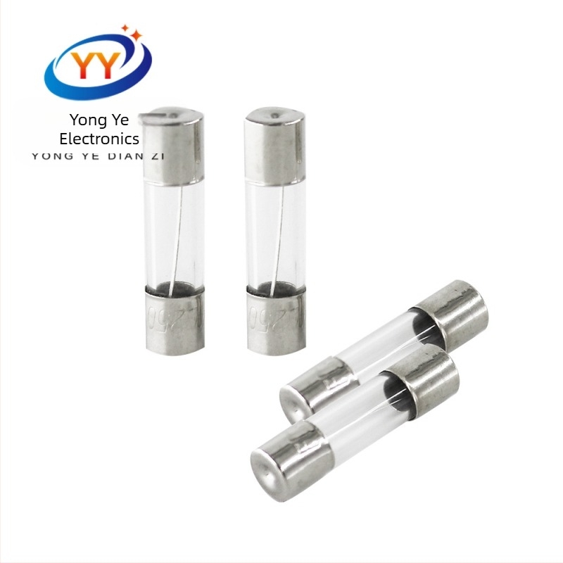 YONGYE staklena osigurač, 0,2A–20A, miješani kutija, 100 kom