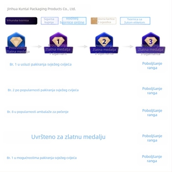 OPP vrećice za pakiranje cvijeća za jednu ili više ruža, Baby's Breath i bukete ljilana, minimalistički stil
