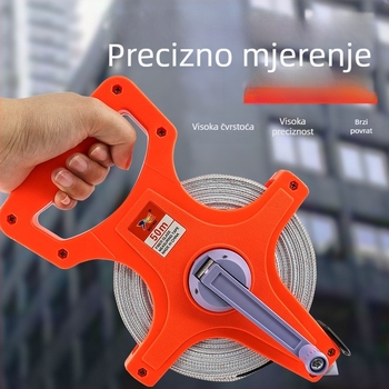 Vlaknasta mjerač trake, prijenosni plastični okvir, ručni pogon, podnožni okvir od PVC čelika