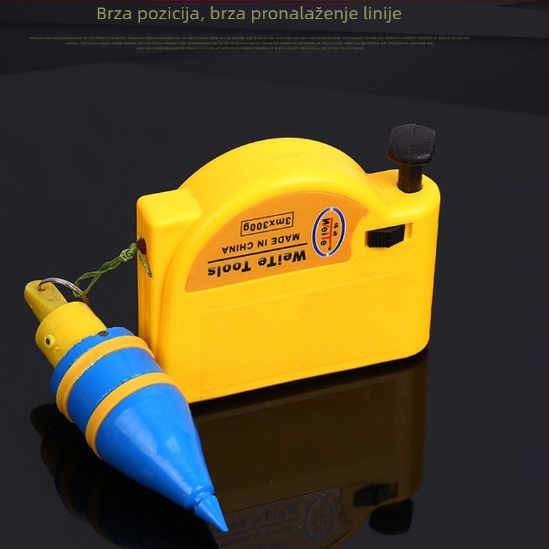 Vertikalni mjerni alat za gradnju s magnetskim kabelom za padanje, model Magnetic wire drop, Taibao, domet 6 m