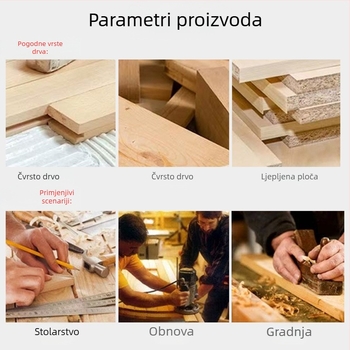 Čelični pravilo s podesivim zaustavljačem i locatorom za označavanje za stolarstvo – model 5090