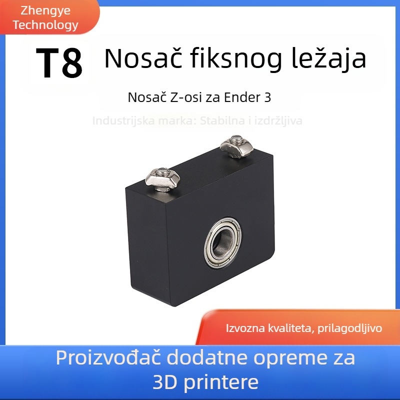 T8 fiksna podrška ležaja i držač Z osi za Ender 3 pisač