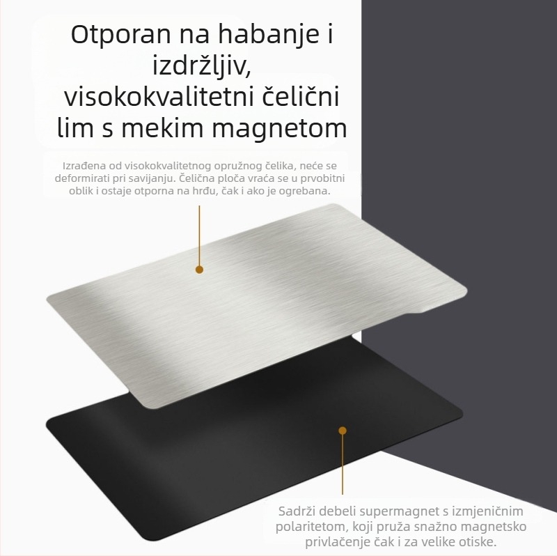 LCD/DLP magnetska opružna čelična ploča za Photon/Saturn platformu fotosenzitivne smole