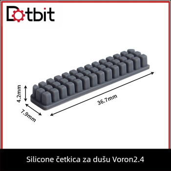Četka za čišćenje za Voron2.4 mlaznicu (silikon) – Dotbit
