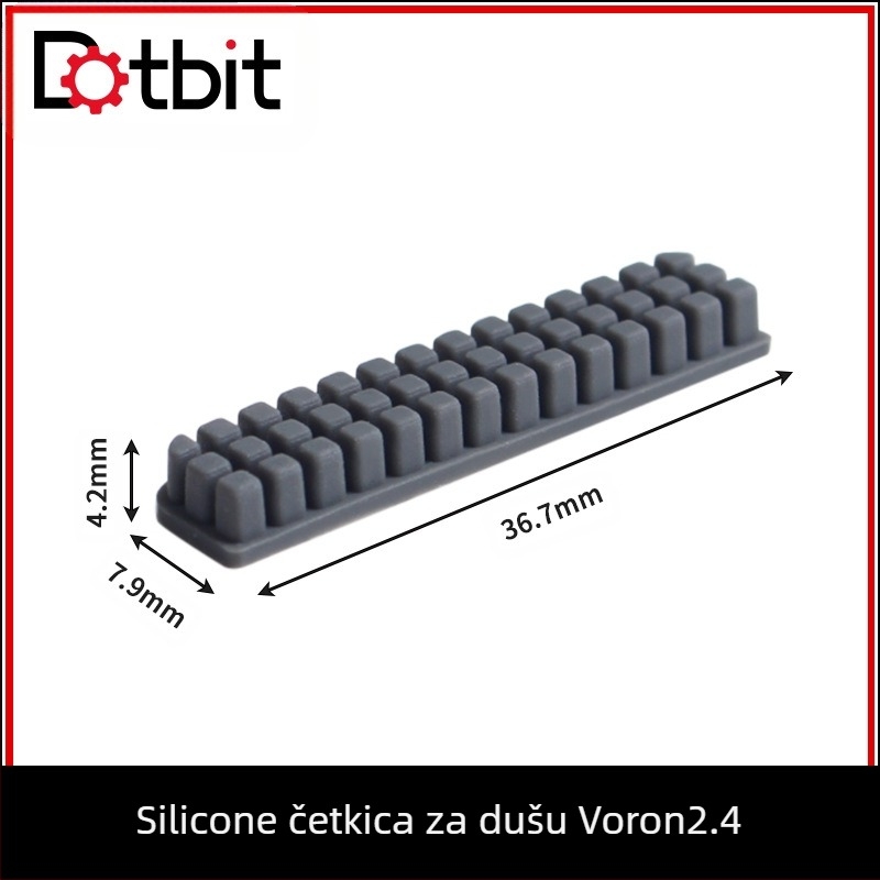 Četka za čišćenje za Voron2.4 mlaznicu (silikon) – Dotbit
