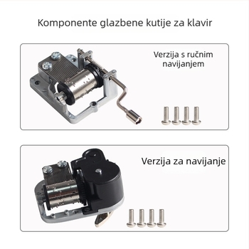 Komponente za 3D-štampani klavirski mehanizam kutije