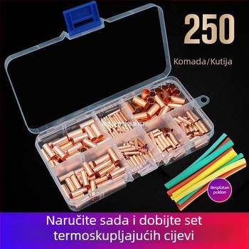 Skup crimp konektora za bakrene cijevi i žice