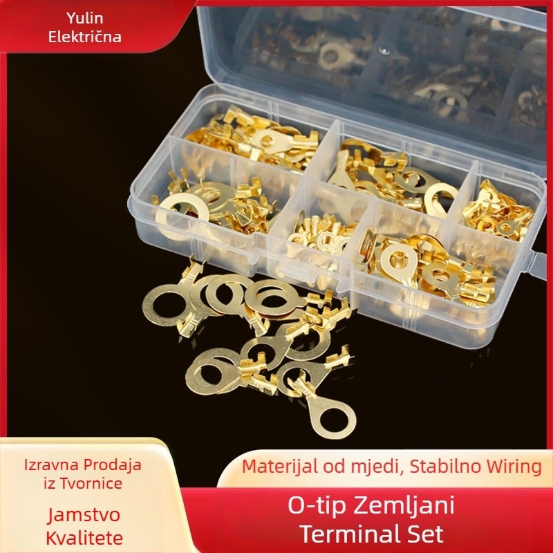 O-tip bakreni uzemljivački terminal, otvorenog tipa, 150 komada u kombiniranoj kutiji