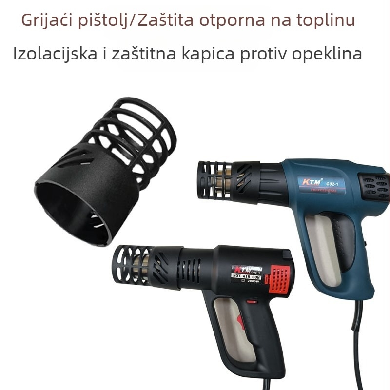Zaštitni poklop mlaznice toplog zraka za automobilnu foliju, plastični, otporan na visoke temperature
