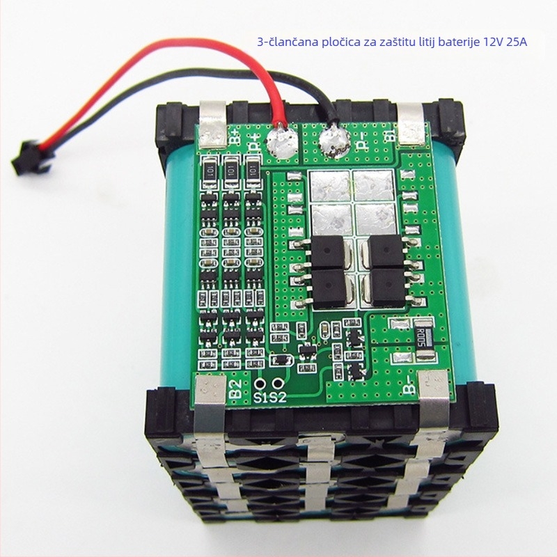 CXW zaštitna pločica baterija za ćelije 18650, tri niza, 25A, ROHS certificirano