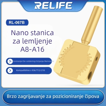New News višenamjenski mali stol za glačanje s glavom za toplinsko zavarivanje, mesing, 200°C