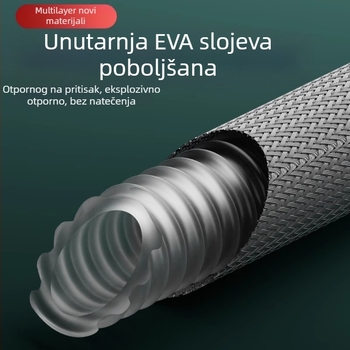 Najlon tuš cijev - univerzalna, PVC, navojni spoj, moderni minimalistički stil