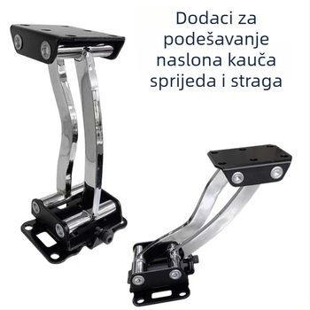 Šark naslona za kauč s podesivim glavom i naslonom za ruke, zaštita od zapinjanja, podešavanje naprijed-natrag, hardver od hladno valjanog čelika