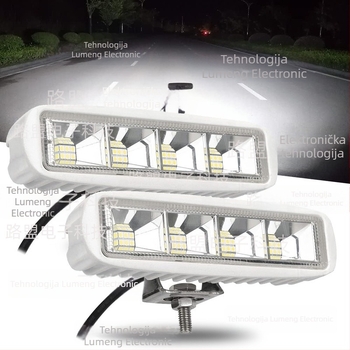 72W LED radna svjetiljka za auto – aluminijsko kućište, univerzalno krovno svjetlo za terenac, 12-60V DC, 6000LM, 6000K