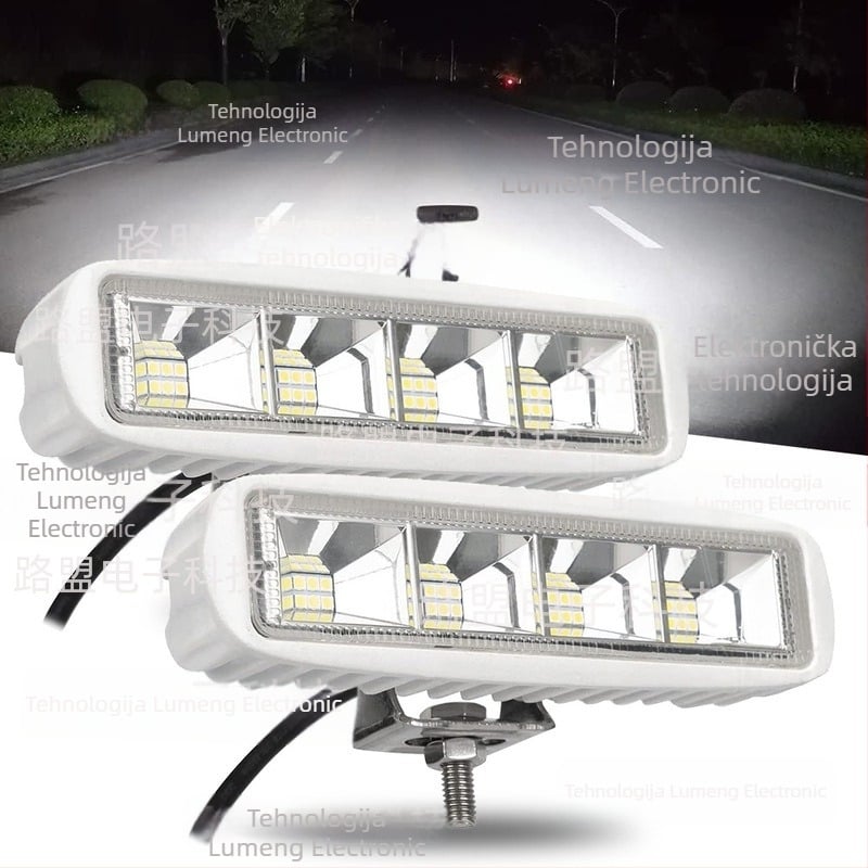 72W LED radna svjetiljka za auto – aluminijsko kućište, univerzalno krovno svjetlo za terenac, 12-60V DC, 6000LM, 6000K