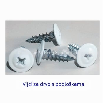 Vijci sa samoreznim navojem - Boyong Hardware - Ugljična čelika Q235 - Cinkano premaz - GB standard - Klasa A
