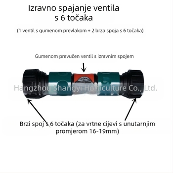 Proširivač za vrtno crijevo: popravak crijeva, ravni prolaz, brzo spajanje (popravak crijeva; ravni prolaz; brzo spajanje)