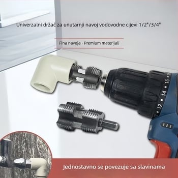 Alat za unutarnji navoj PPR vodovodnih cijevi – električni i ručni rad za PVC plastične cijevi